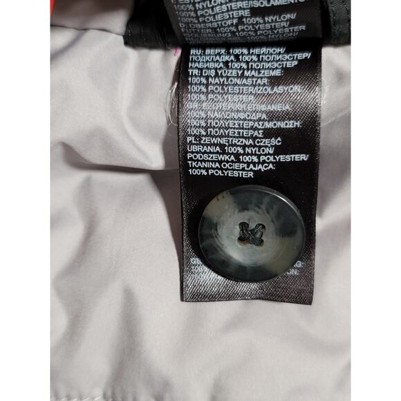 The North Face HyVent Coat‎ Belted Insulated Jacket Girl's Sz 10/12 Medium Black - Picture 15 of 15